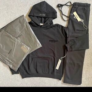 New essentials hoodie with pants and dust bag